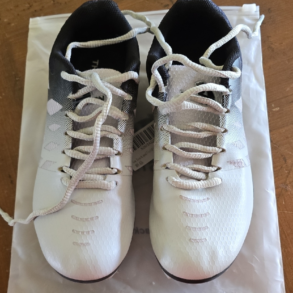 Kids White and Black Sneakers